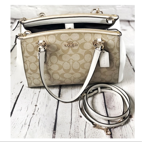 SOLD Coach Signature Christie Carryall Satchel - Picture 3 of 8